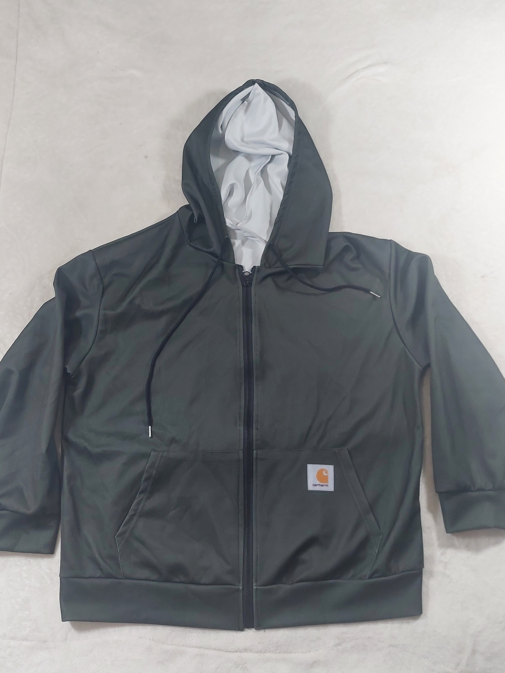 Carhartt Men’s Dark Green Zip Hoodie Jacket
